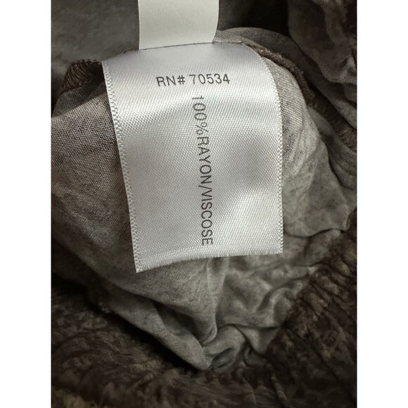 Orvis Pants Women's Pull On Elastic Waist Aztec Wide Leg Size M - Picture 8 of 10